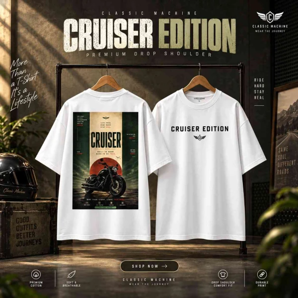 Cruiser Edition Drop Shoulder T-Shirt